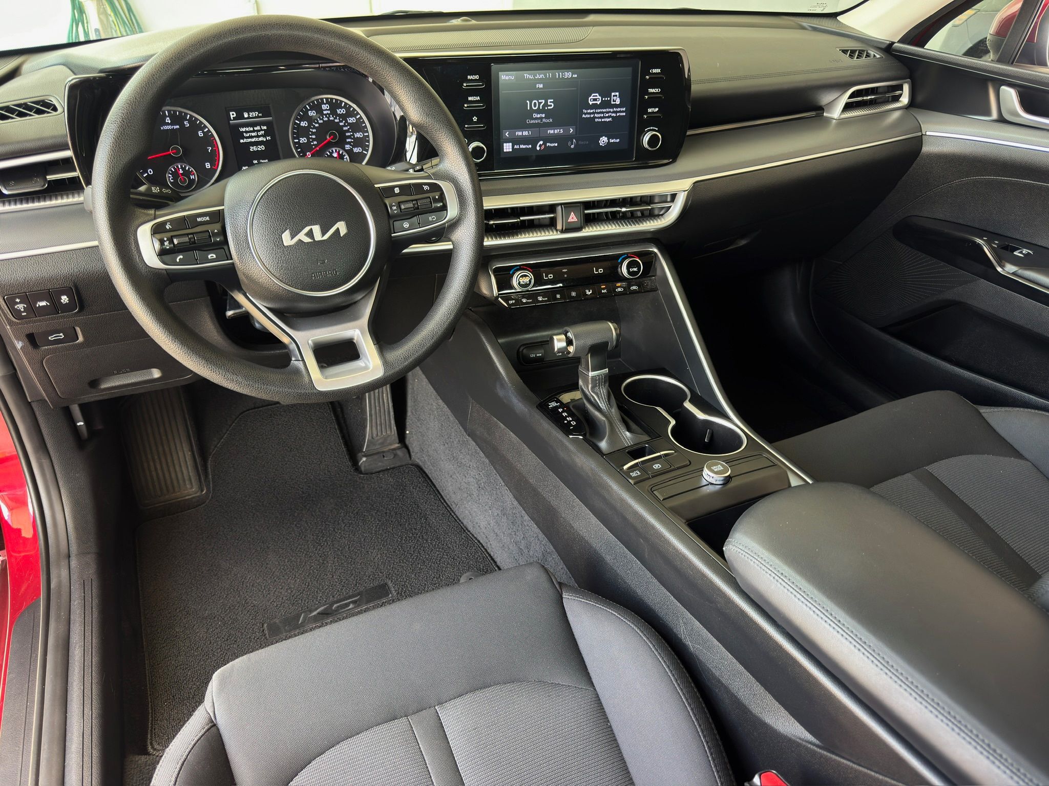 2023 Kia K5 LXS Red at River Oaks CDJR