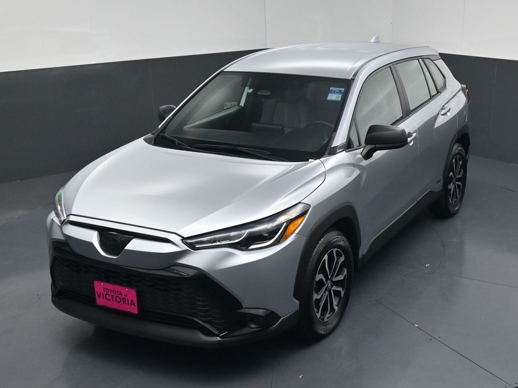 2024 Toyota Corolla Cross Hybrid S Silver at Monument Chevrolet