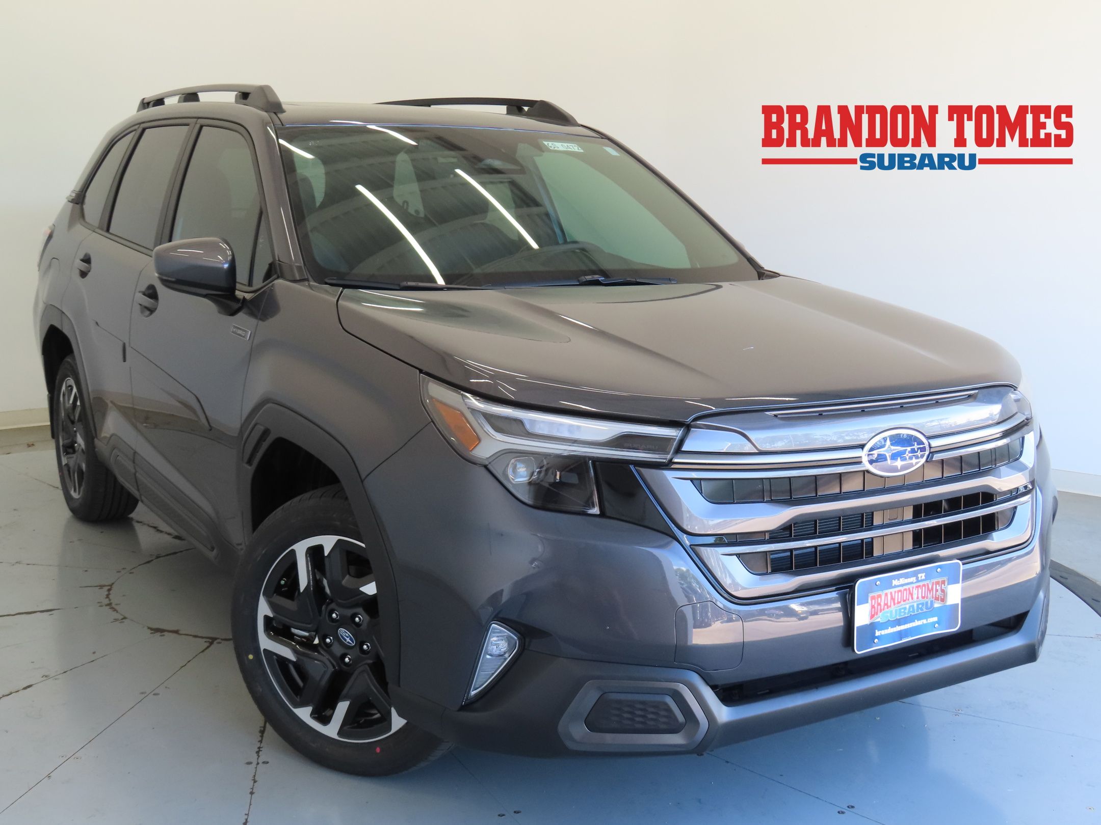 Gray Metallic 2026 Subaru Forester Hybrid SUV / Crossover All-Wheel Drive Continuously Variable Transmission