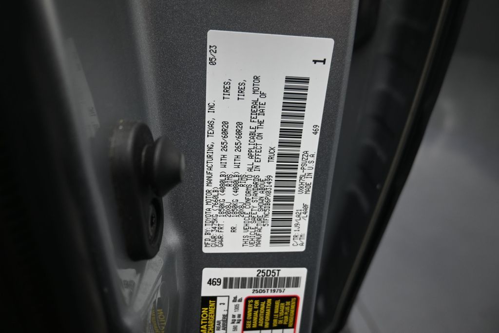 2023 Toyota Tundra Hybrid Platinum Silver at EAG Ford Navasota