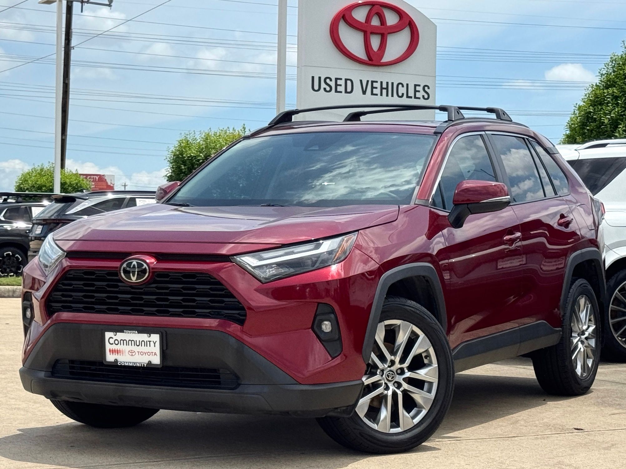 2023 Toyota RAV4 XLE Premium Red at Gullo Toyota