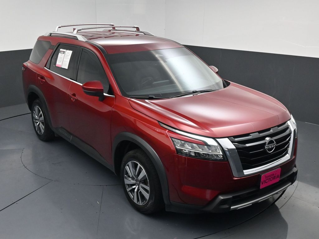 2023 Nissan Pathfinder SL Red at Parkway Family Mazda