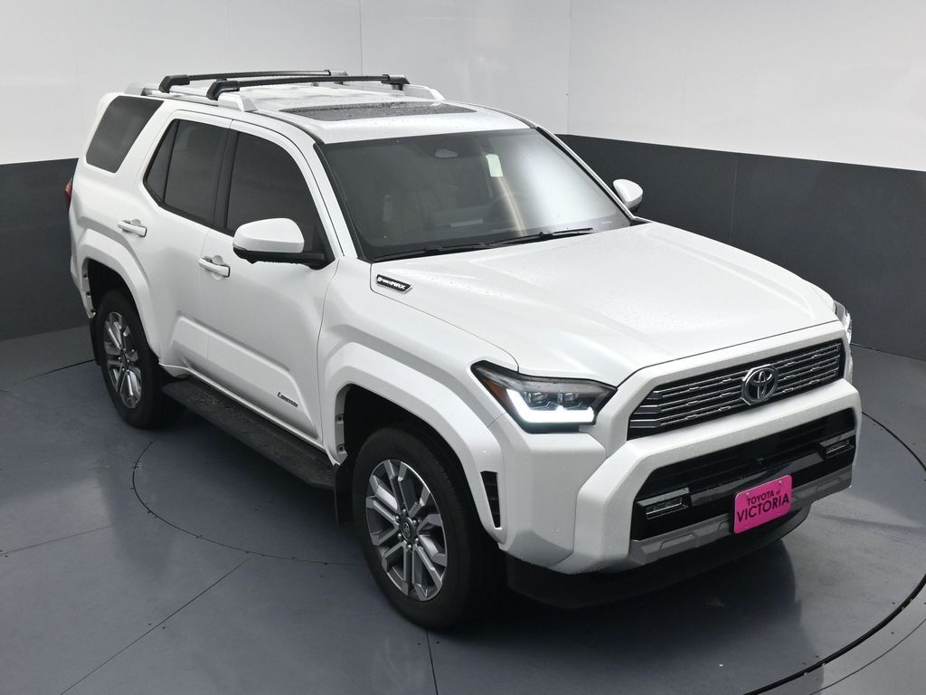 2025 Toyota 4Runner i-FORCE MAX Hybrid Limited White at Gullo Toyota