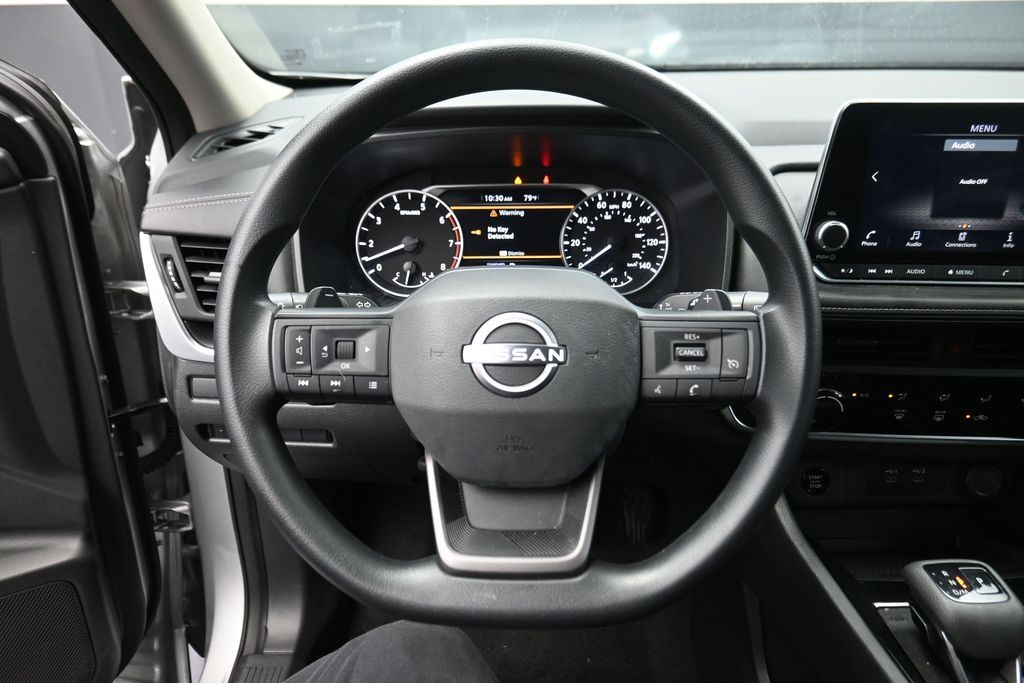2025 Nissan Rogue S Silver at South Houston Nissan