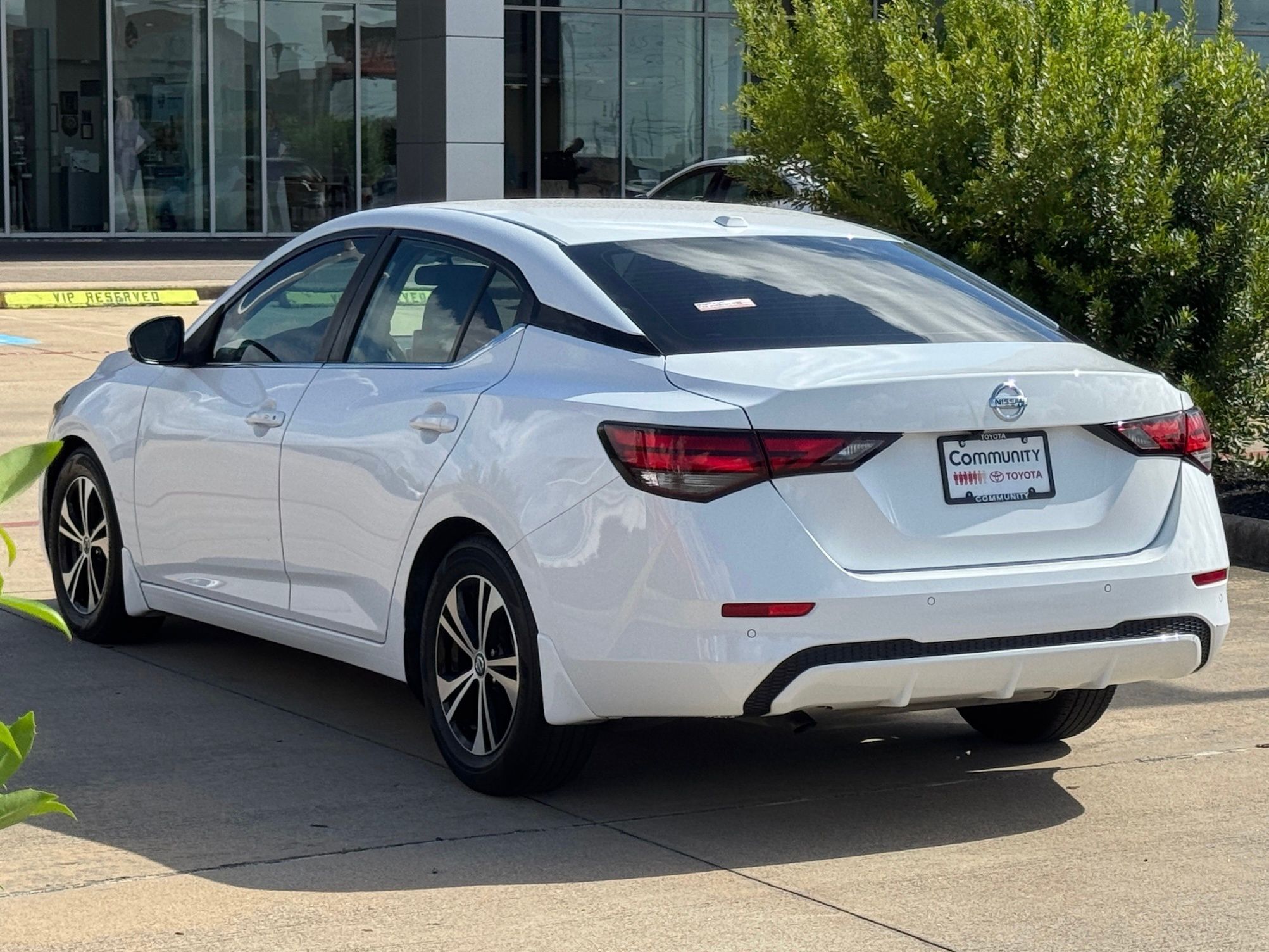 2020 Nissan Sentra SV White at Central Houston Nissan