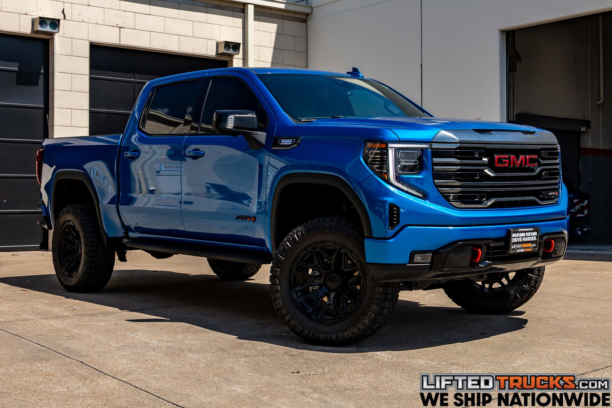 Dynamic Blue Metallic 2022 GMC Sierra 1500 Pickup Truck Four-Wheel Drive Automatic