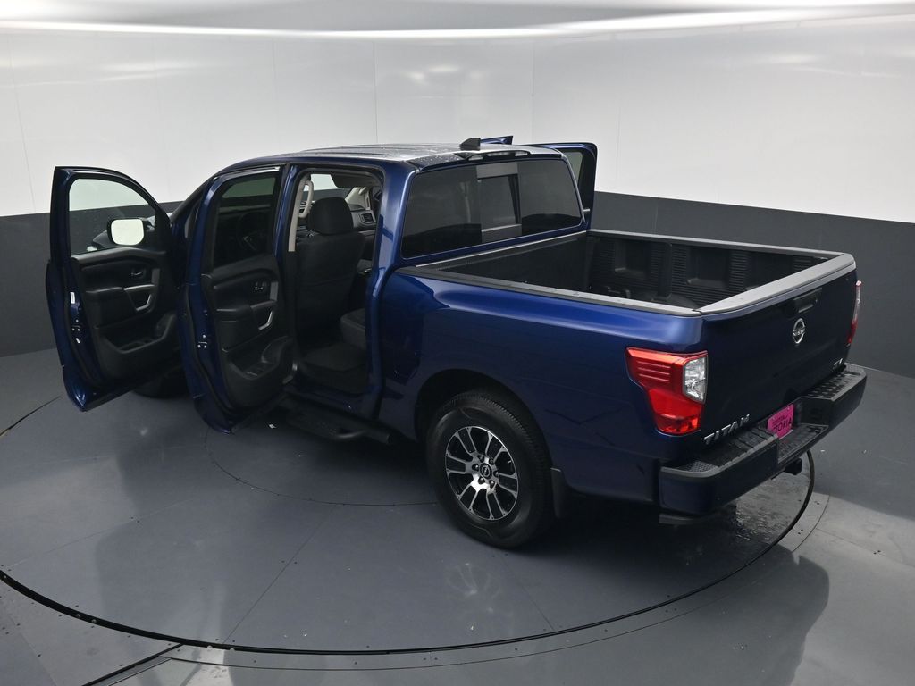 2023 Nissan Titan SV Blue at Bayway Cadillac of The Woodlands