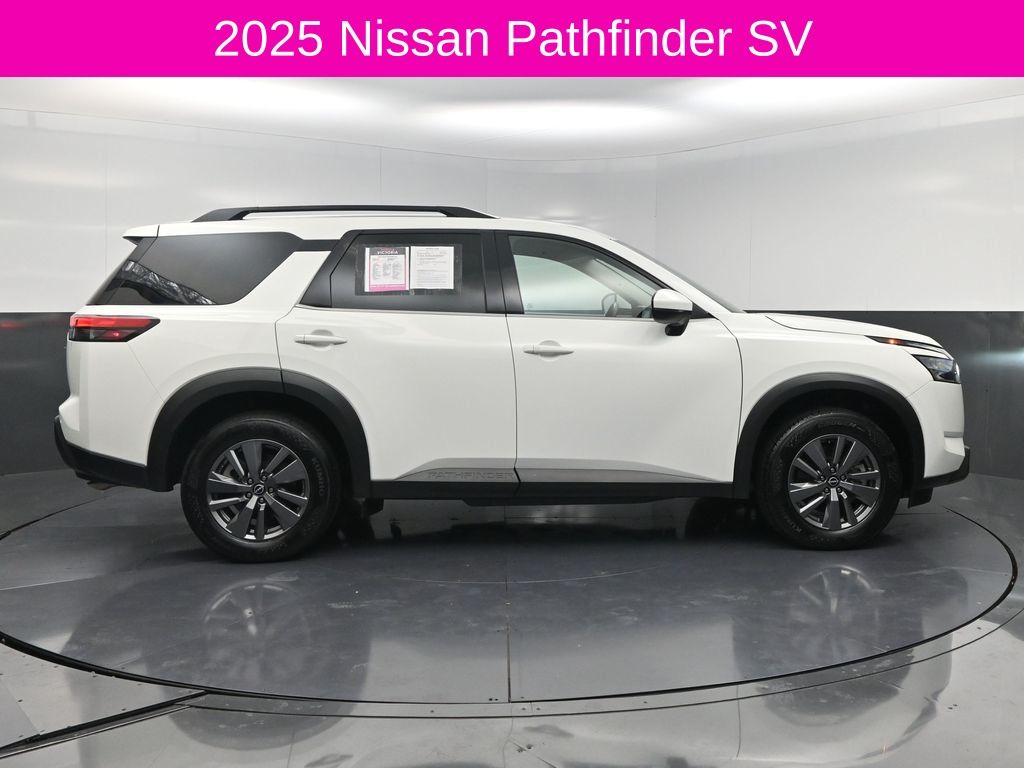 2025 Nissan Pathfinder SV White at Central Houston Nissan