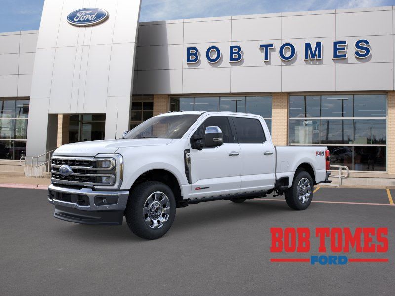 White Metallic 2026 Ford F-250 Super Duty Pickup Truck Four-Wheel Drive Automatic