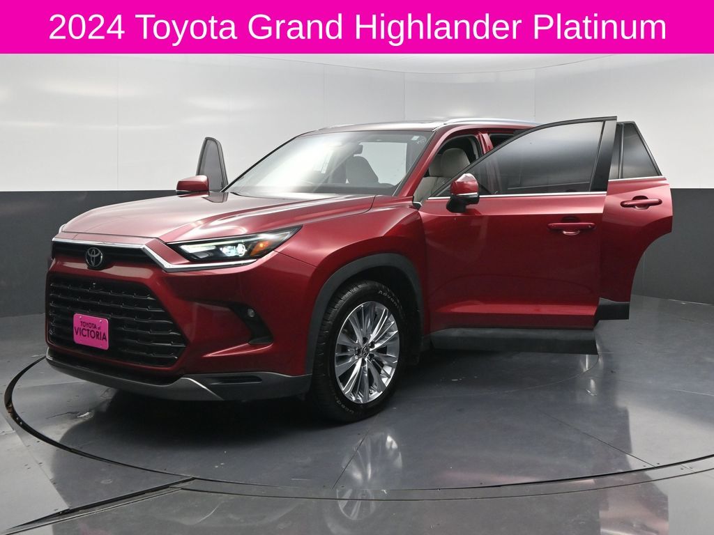 2024 Toyota Grand Highlander Platinum Red at Don McGill Toyota