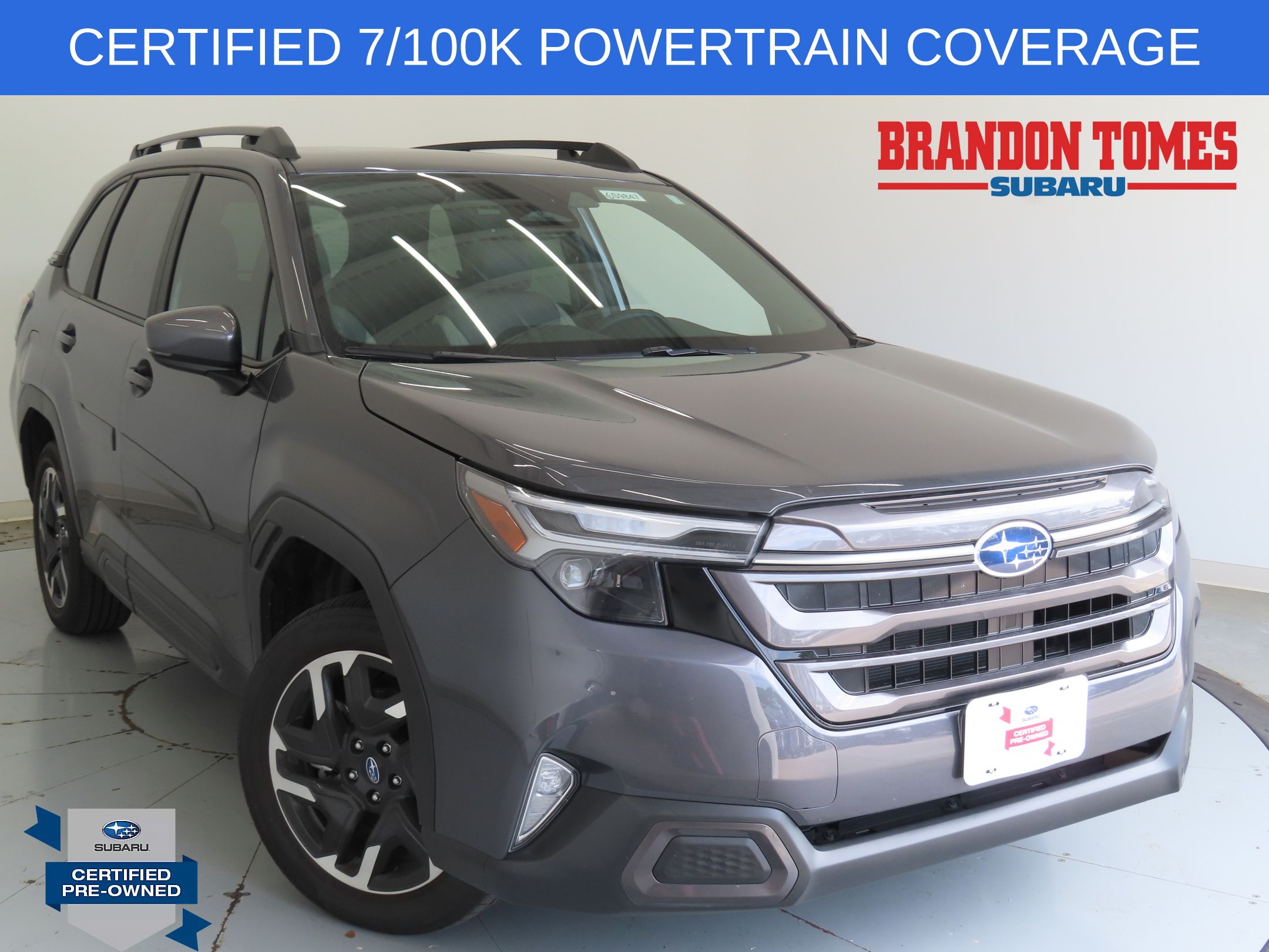 Gray Metallic 2026 Subaru Forester SUV / Crossover All-Wheel Drive Continuously Variable Transmission