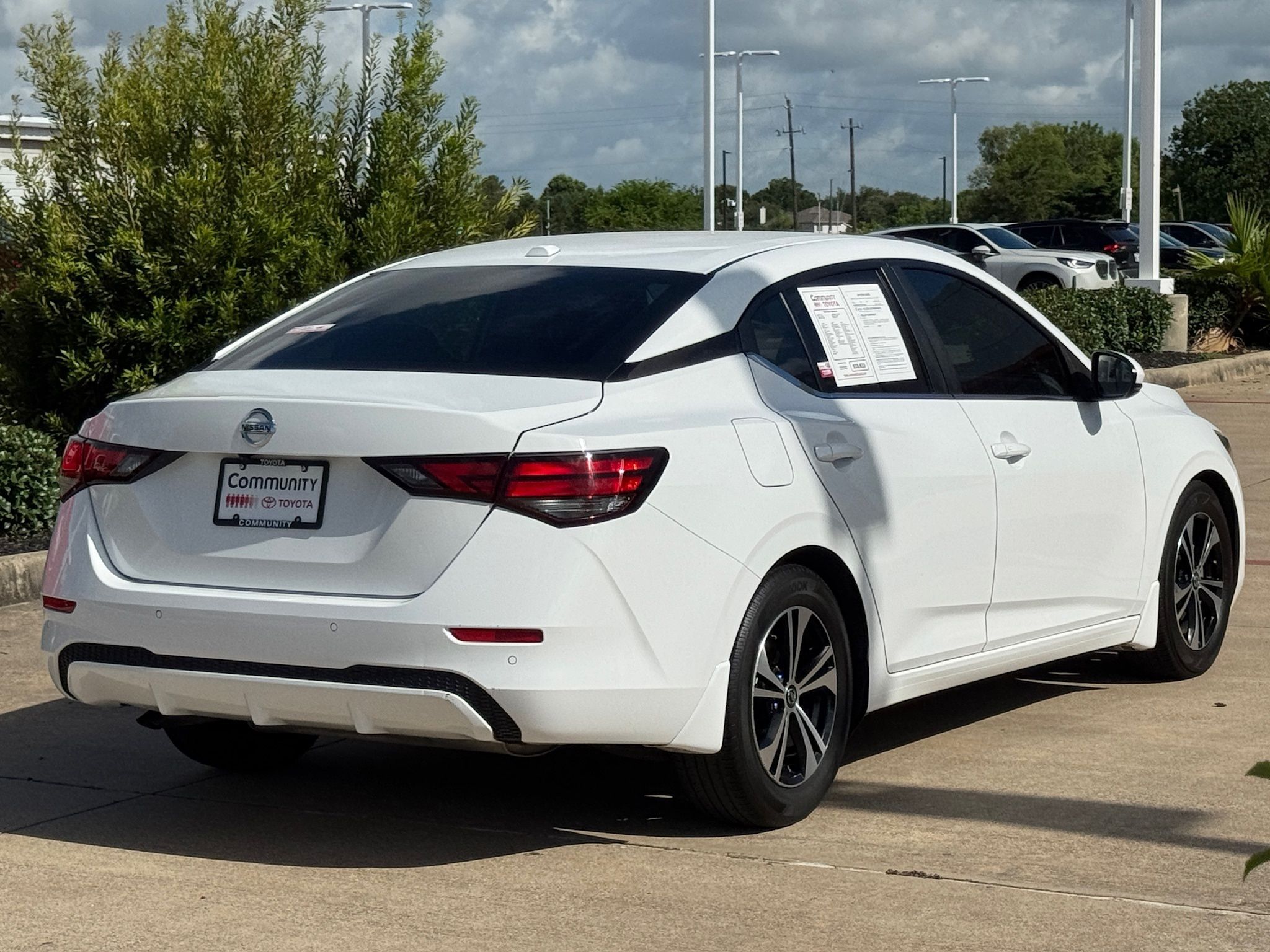 2020 Nissan Sentra SV White at Central Houston Nissan