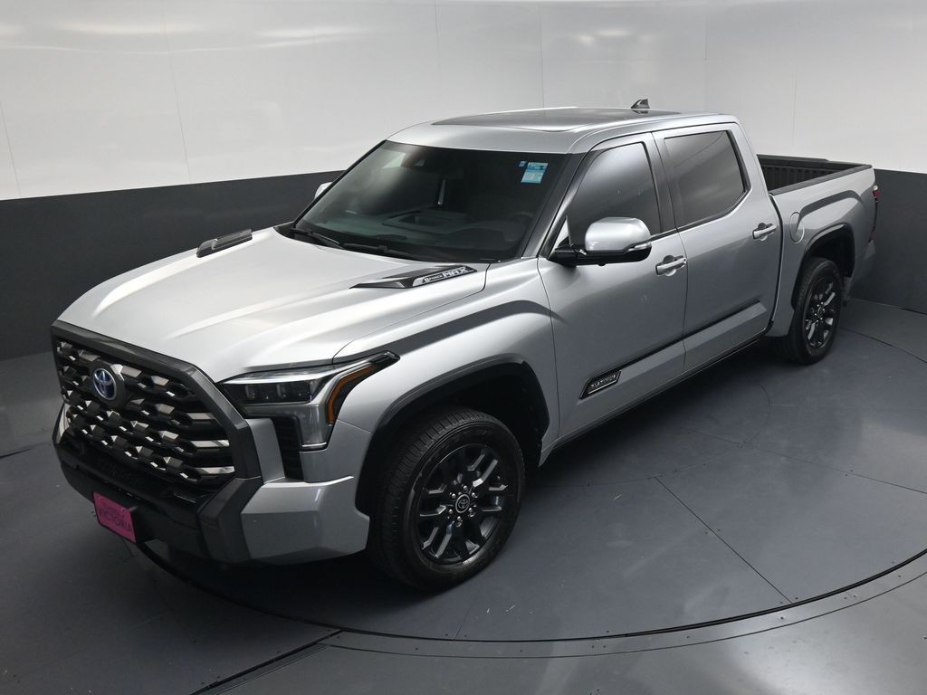 2023 Toyota Tundra Hybrid Platinum Silver at EAG Ford Navasota