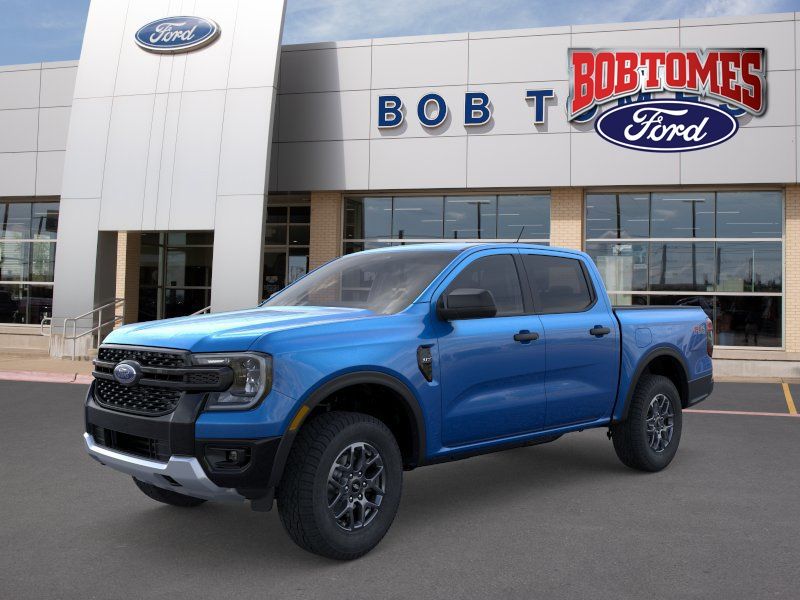 Blue Metallic 2026 Ford Ranger Pickup Truck Four-Wheel Drive Automatic