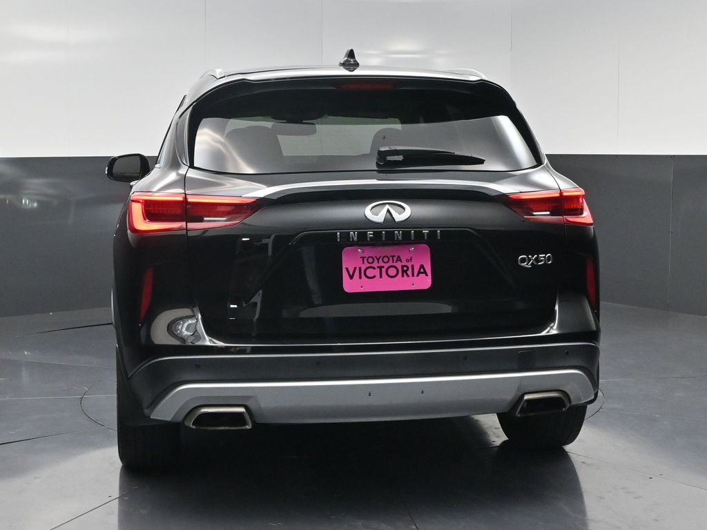 2021 INFINITI QX50 ESSENTIAL Black at DeMontrond Automotive Group