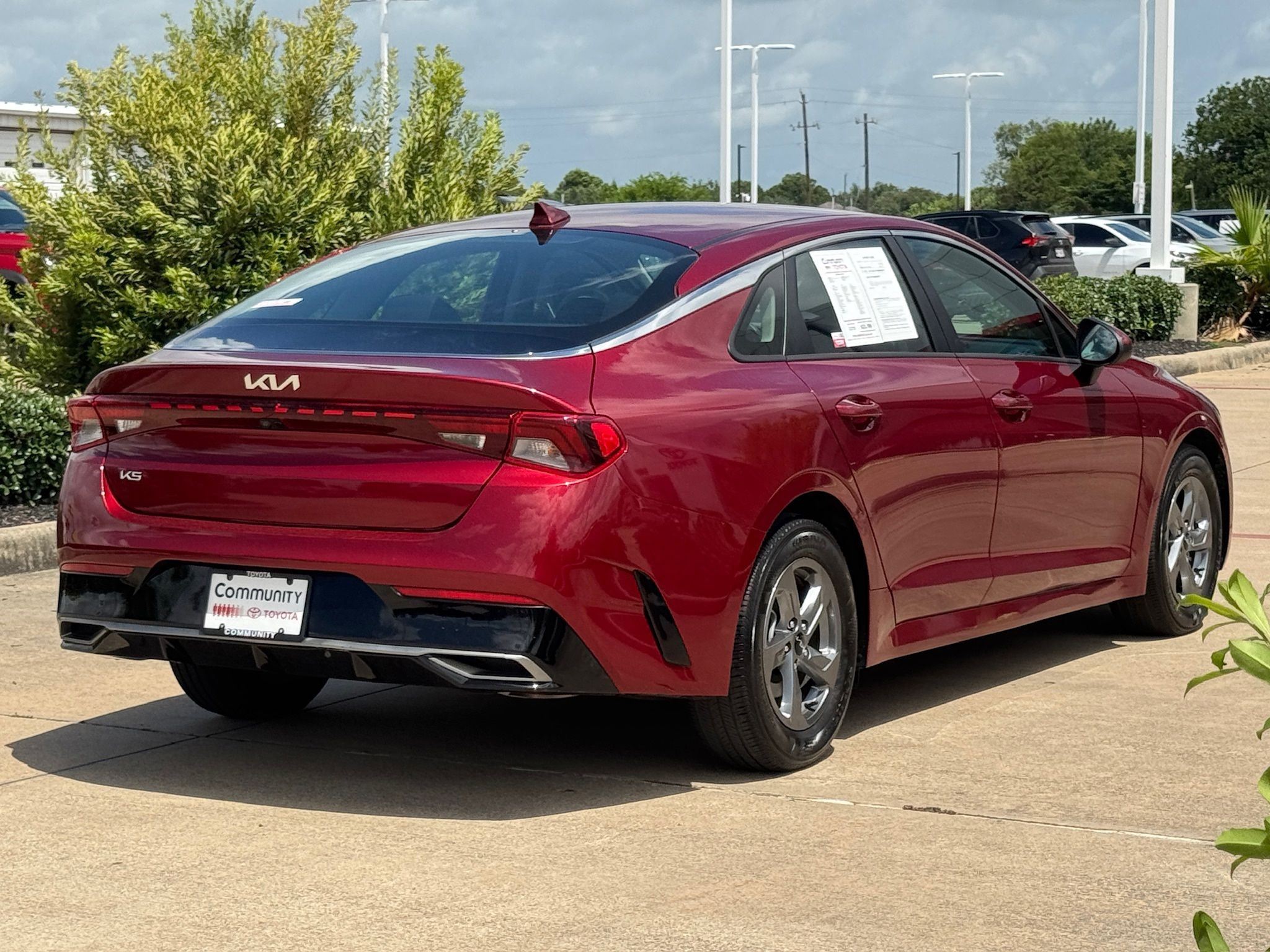 2023 Kia K5 LXS Red at River Oaks CDJR