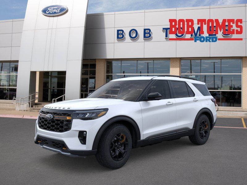 White Metallic 2026 Ford Explorer SUV / Crossover All-Wheel Drive Automatic