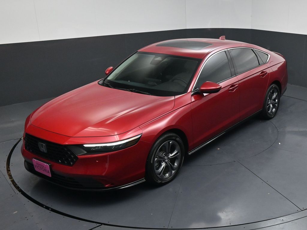 2024 Honda Accord Hybrid EX-L Red at Parkway Family Mazda