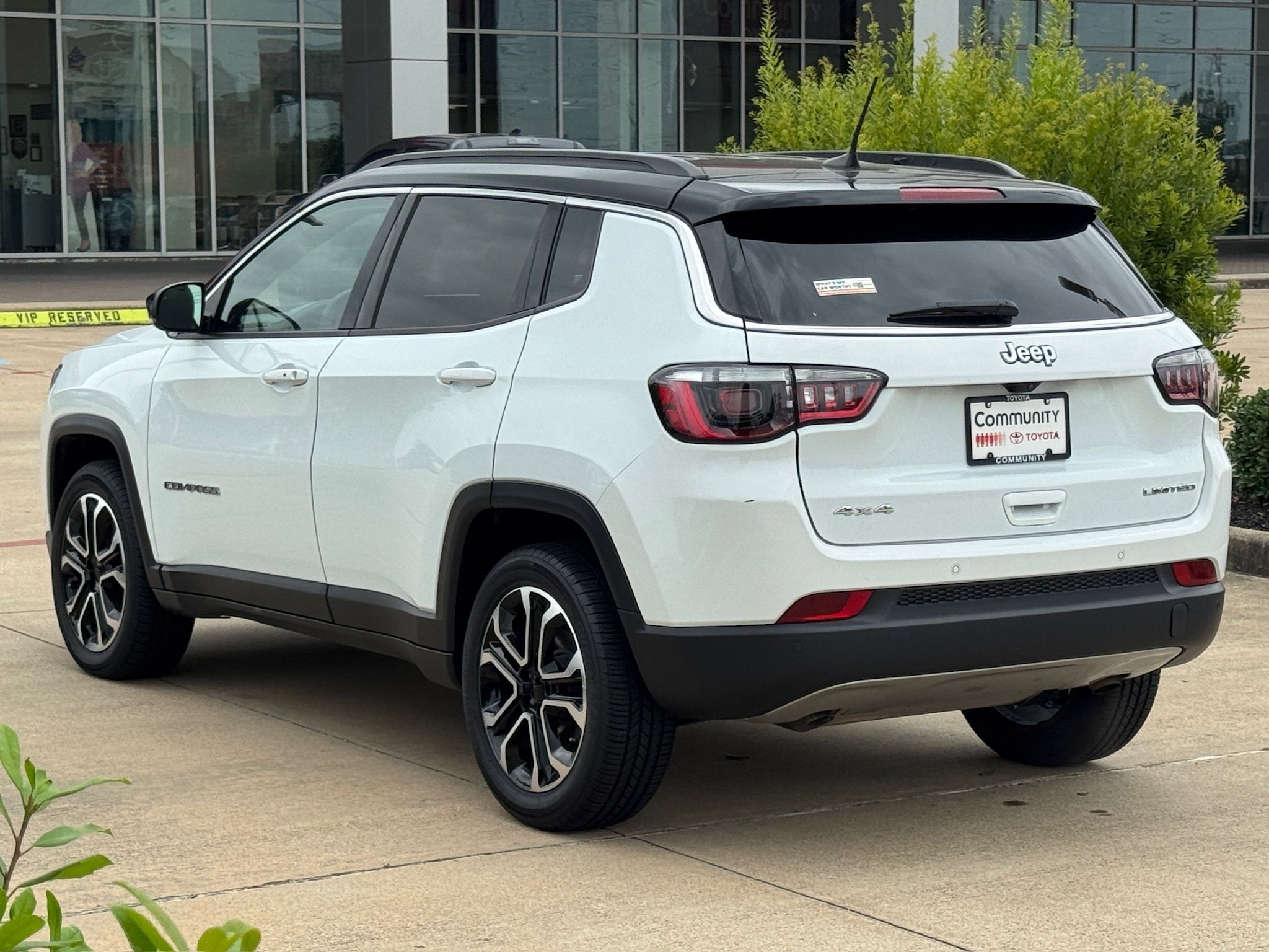 2024 Jeep Compass Limited White at Joe Myers Mazda Kia