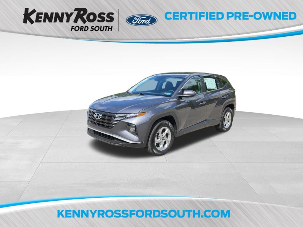 Portofino Gray 2022 Hyundai Tucson SUV / Crossover All-Wheel Drive 8-Speed Automatic
