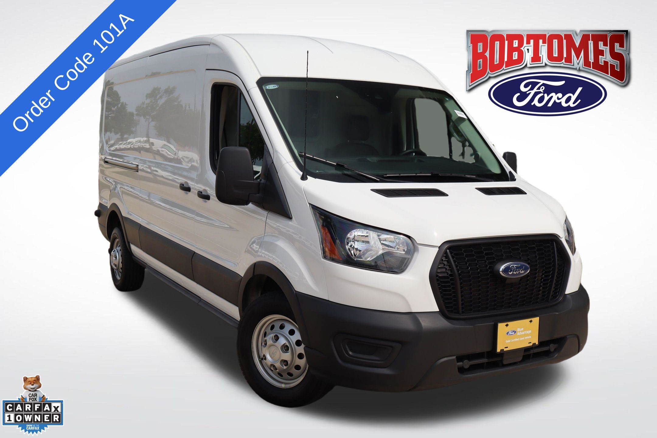 Oxford White 2024 Ford Transit Cargo 250 Medium Roof LB AWD Van All-Wheel Drive