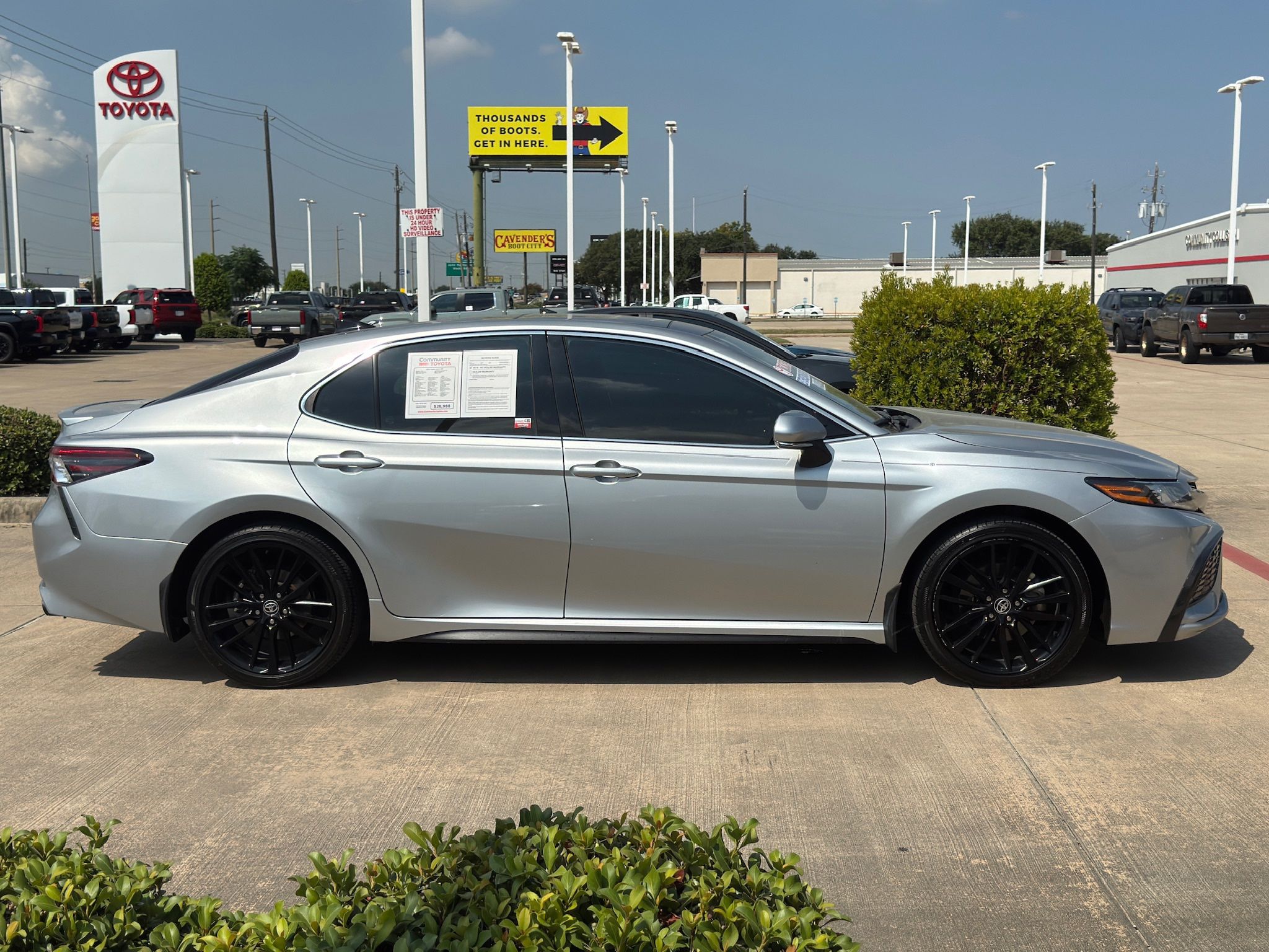 2021 Toyota Camry XSE Silver at Monument Chevrolet