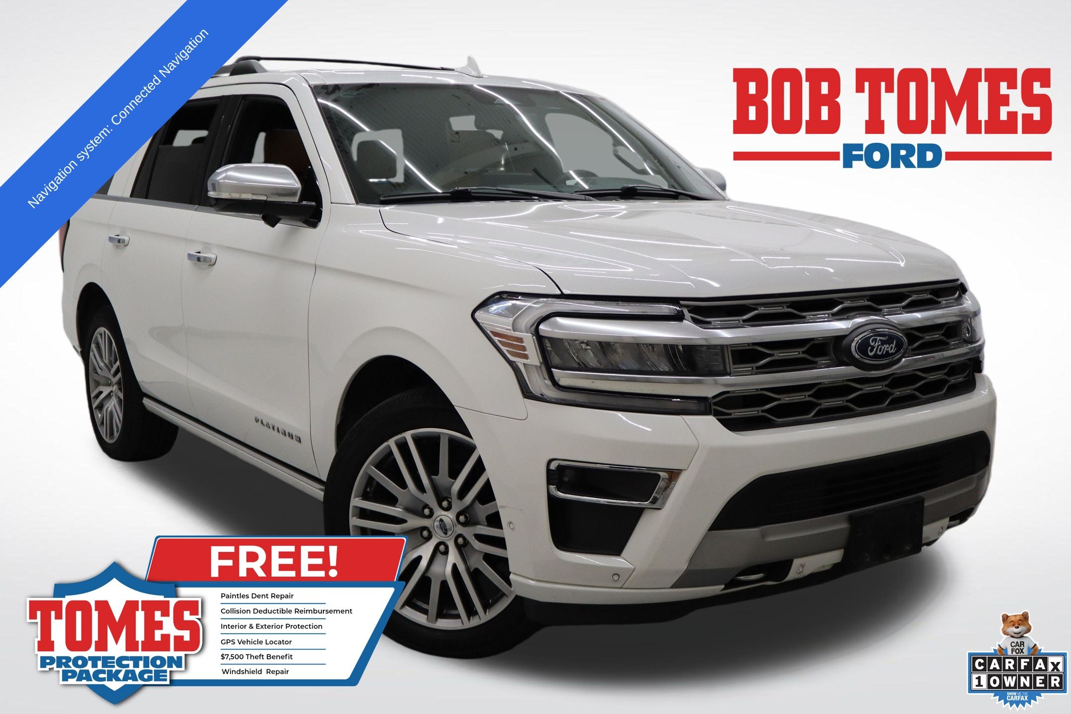 White Metallic 2024 Ford Expedition SUV / Crossover Four-Wheel Drive Automatic