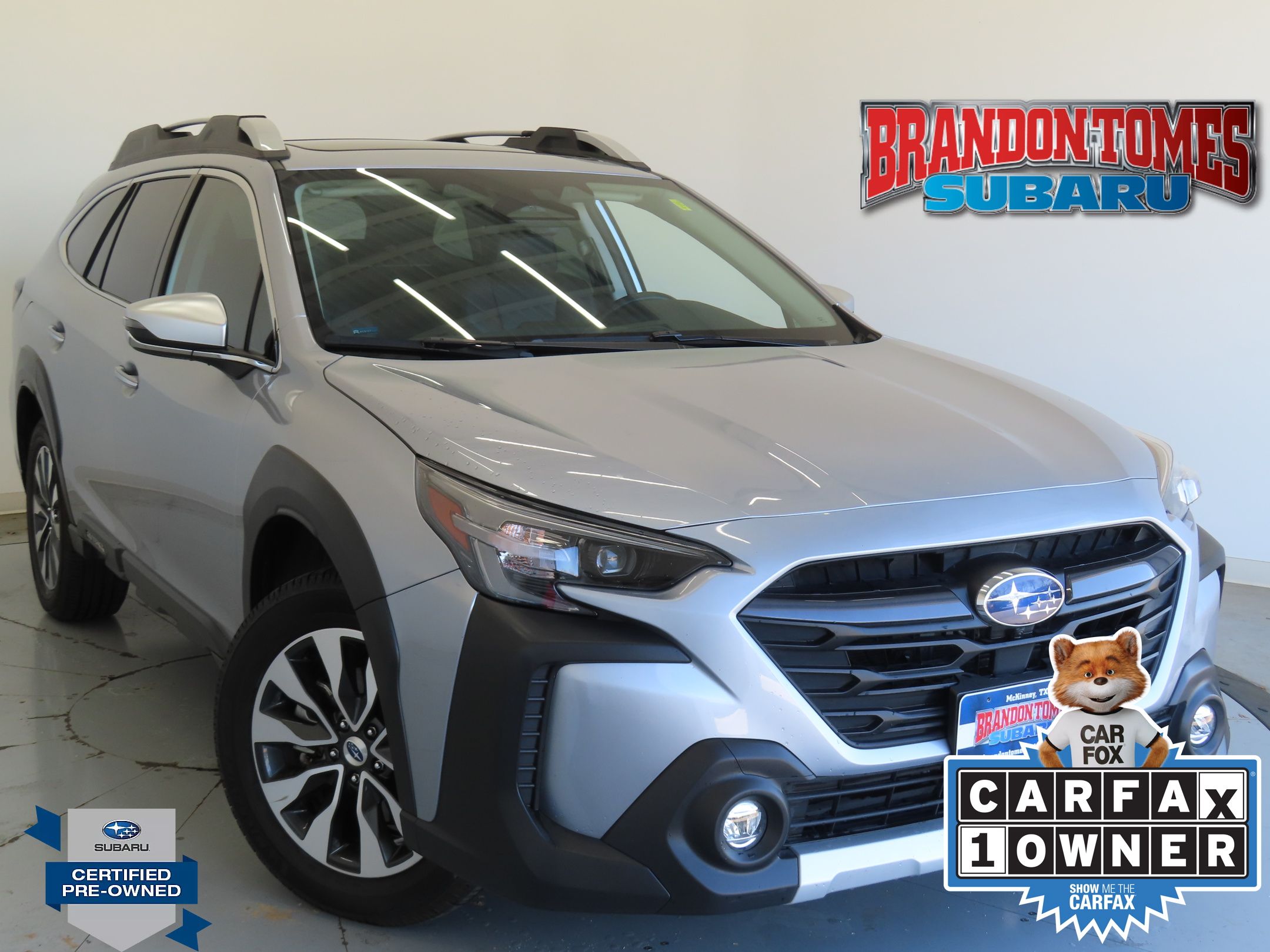 Ice Silver Metallic 2023 Subaru Outback Touring XT AWD SUV / Crossover All-Wheel Drive Continuously Variable Transmission