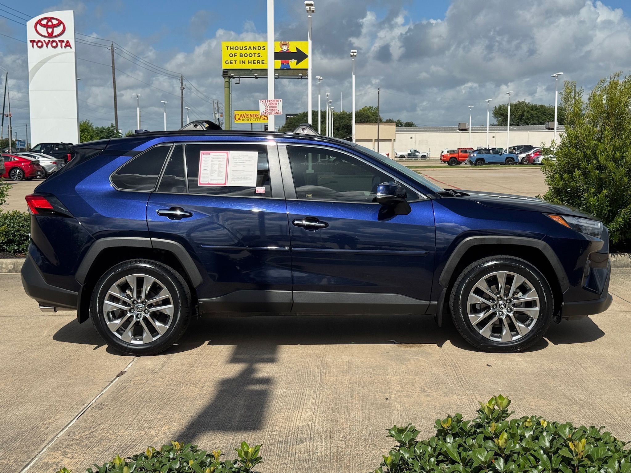 2024 Toyota RAV4 Limited Blue at DeMontrond Auto Country
