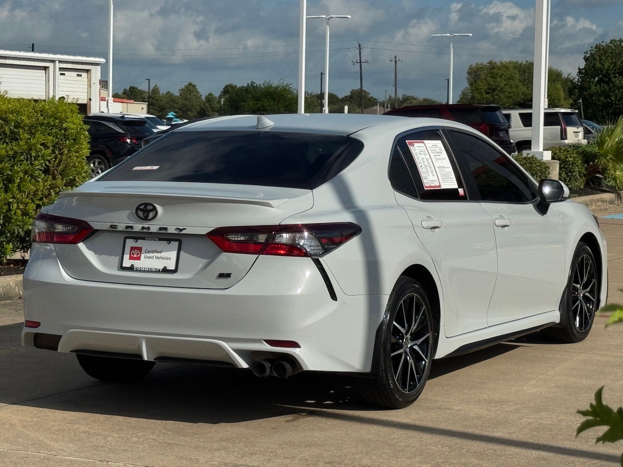 2023 Toyota Camry SE White at Supreme Chevrolet of Gonzales