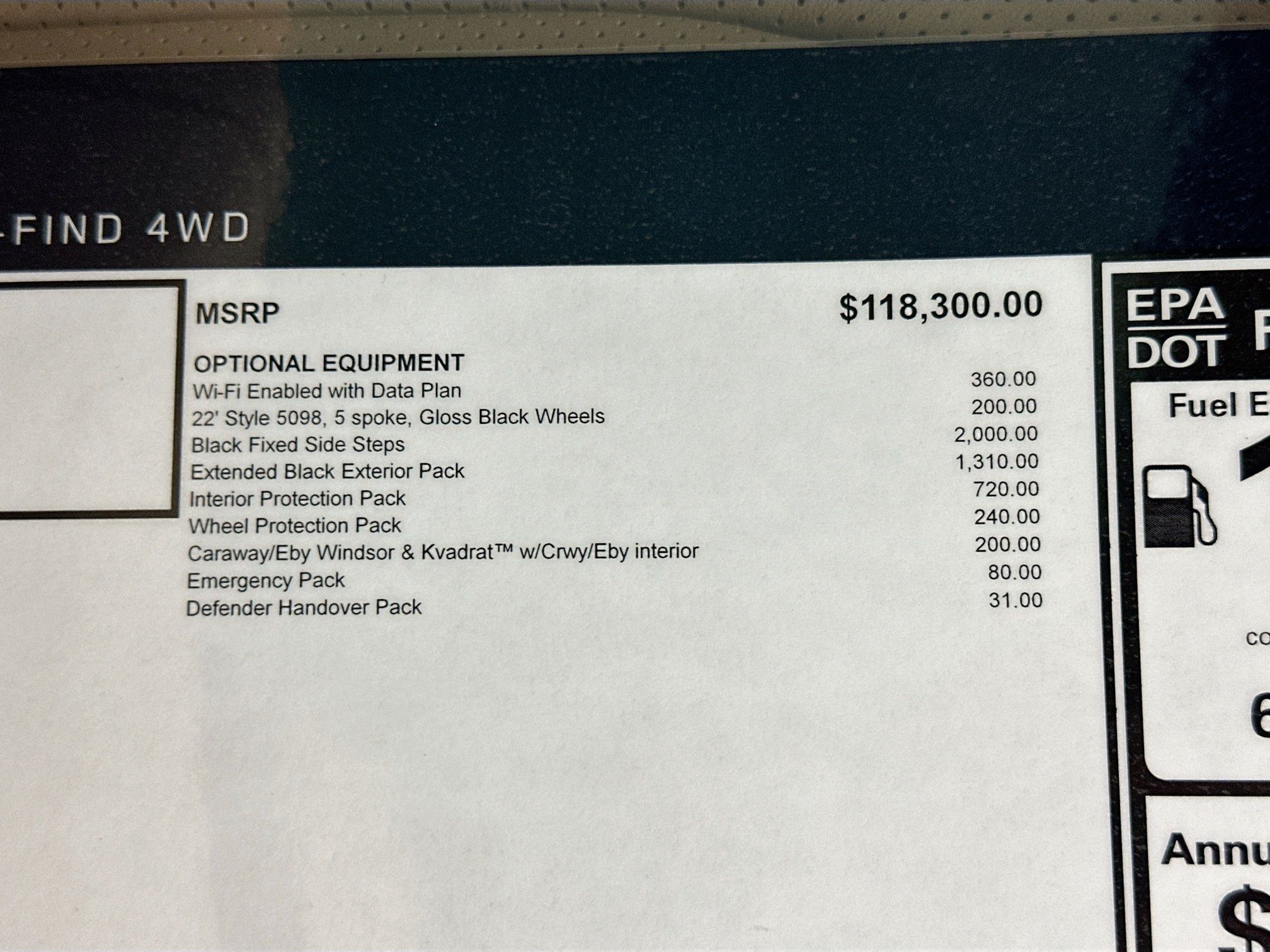 new 2026 Land Rover Defender 110 car, priced at $125,391