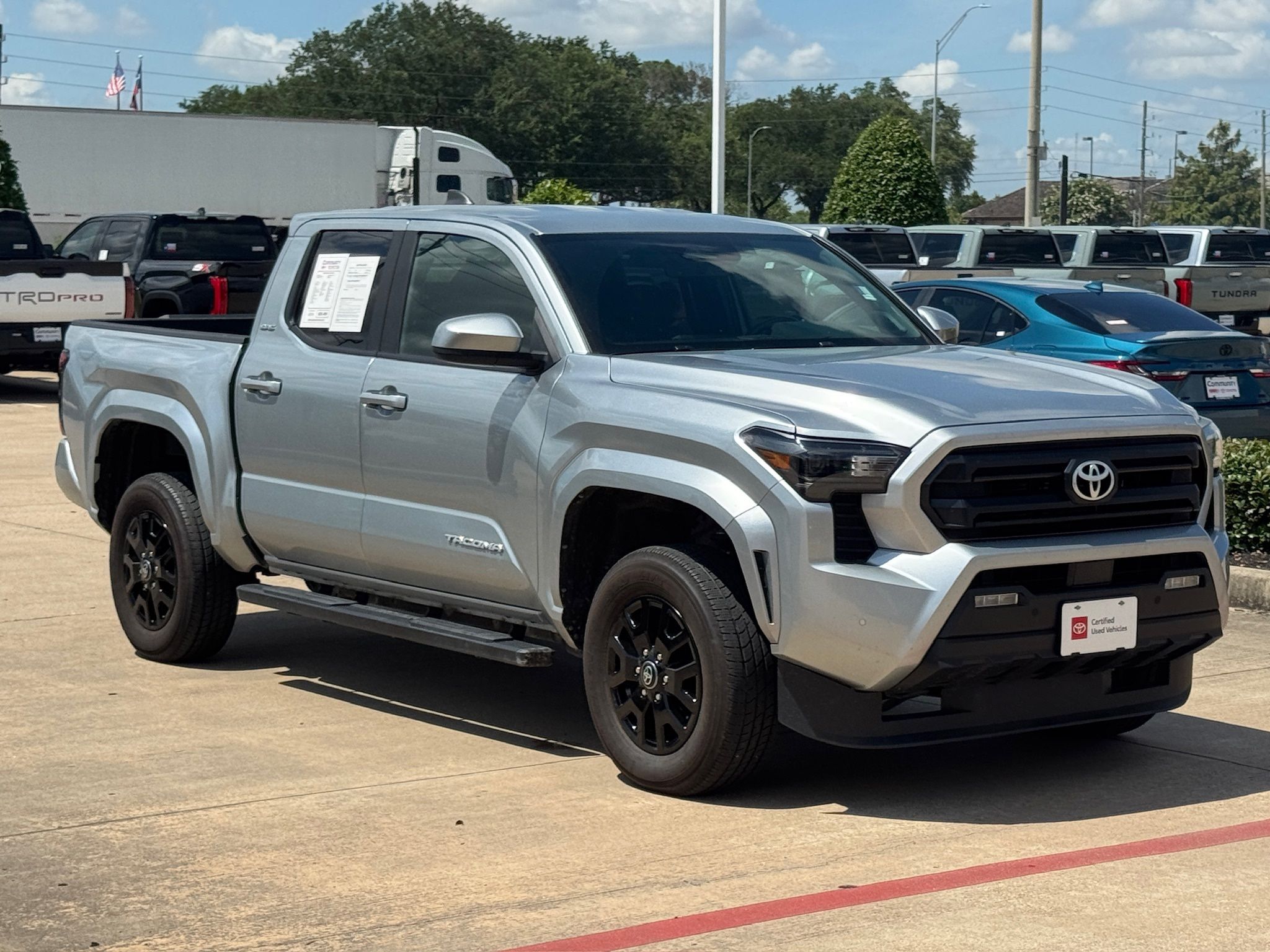 2025 Toyota Tacoma SR5 Silver at Don McGill Toyota
