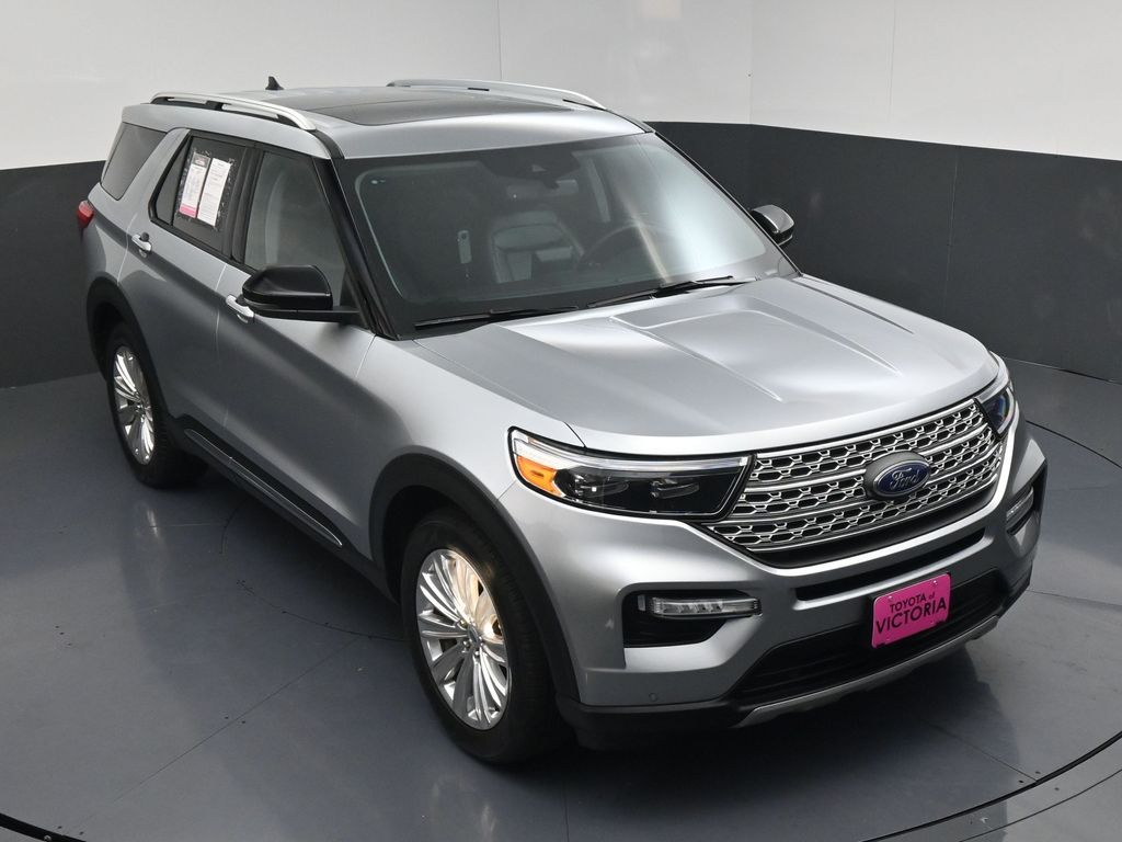 2023 Ford Explorer Limited Silver at North Houston Mitsubishi