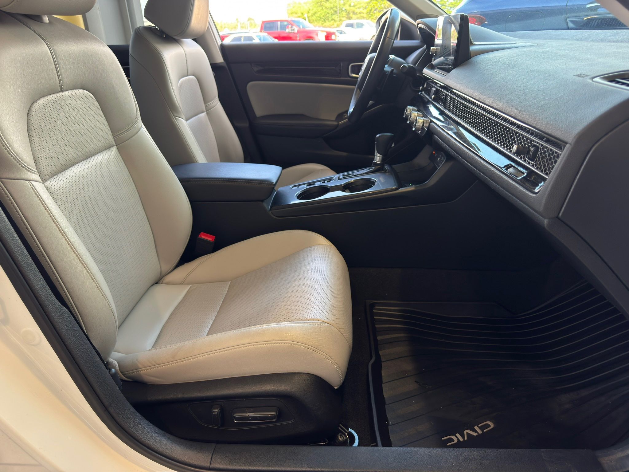 2022 Honda Civic Touring White at Cook Ford