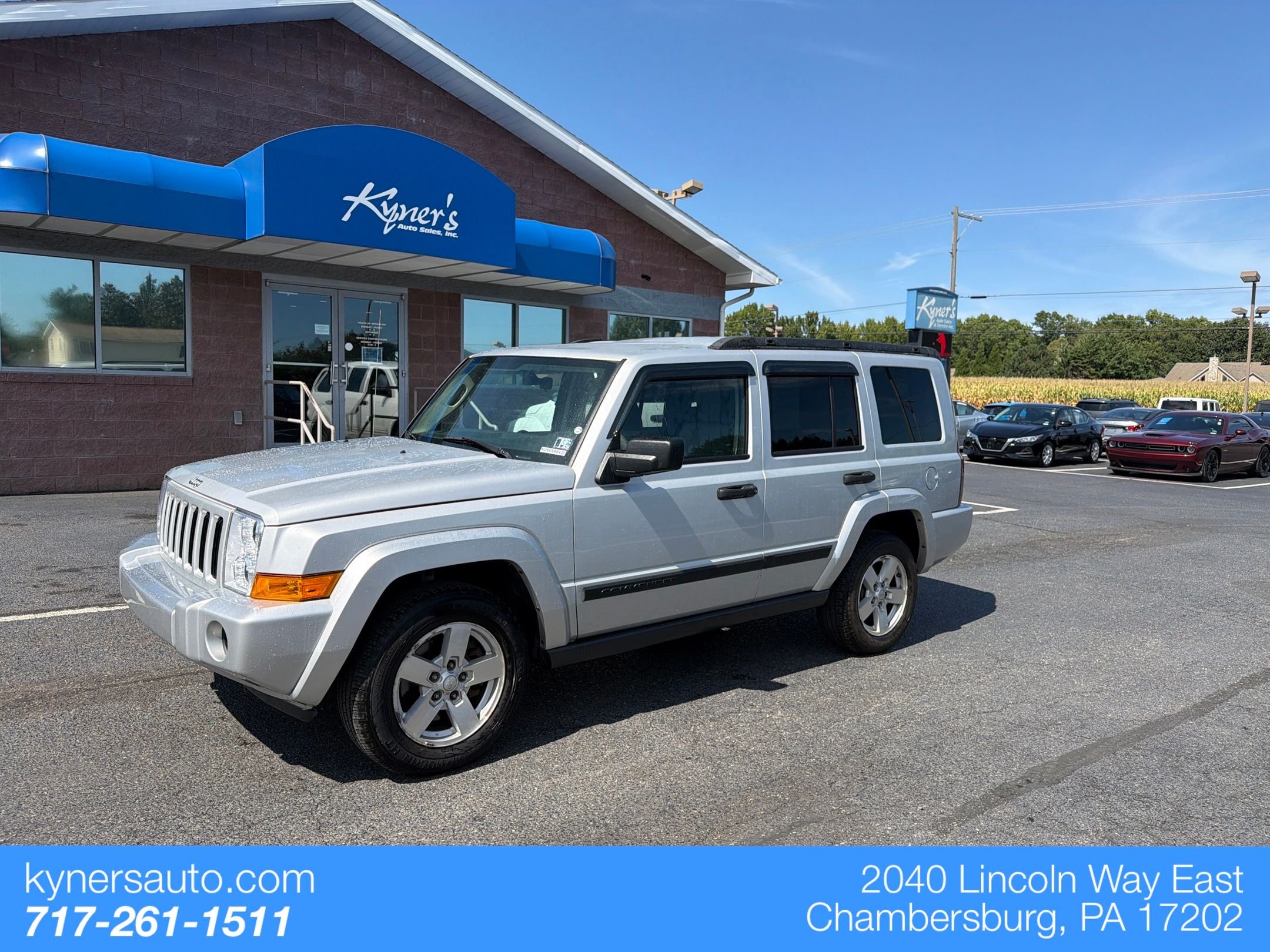 Bright Silver Metallic Clearcoat 2006 Jeep Commander SUV / Crossover Four-Wheel Drive 5-Speed Automatic