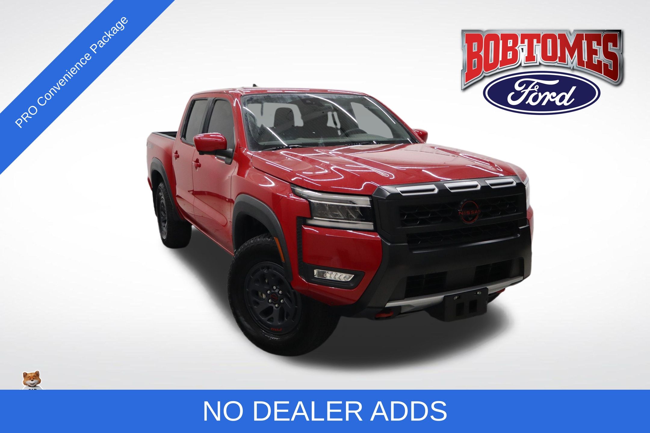 Red Alert 2025 Nissan Frontier PRO-4X Crew Cab 4WD Pickup Truck Four-Wheel Drive 9-Speed Automatic Overdrive