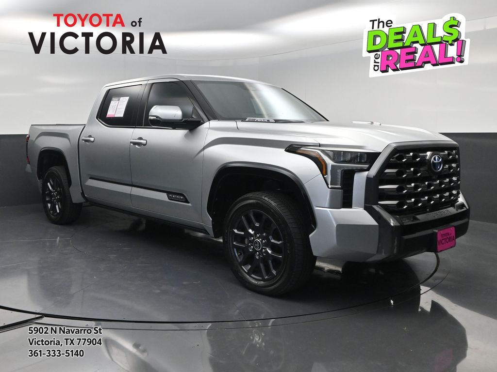2023 Toyota Tundra Hybrid Platinum Silver at EAG Ford Navasota