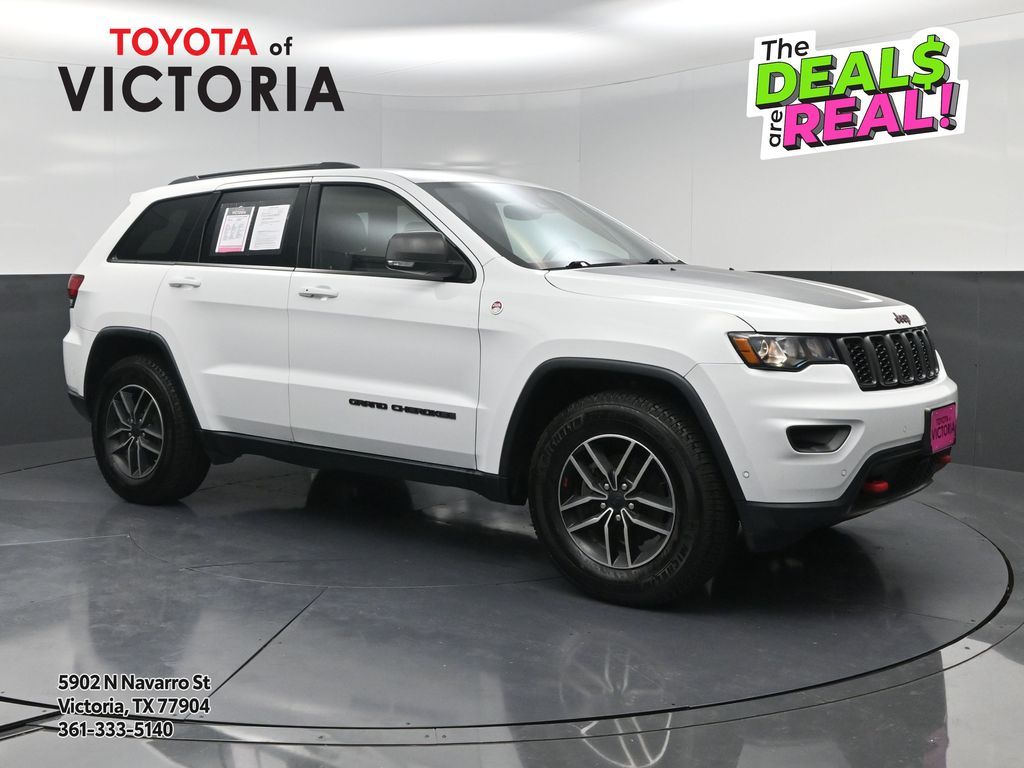 2019 Jeep Grand Cherokee Trailhawk White at Bayway Chrysler Dodge Jeep Ram