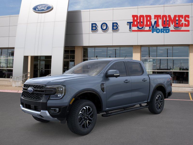 Blue (Azure Gray Metallic) 2025 Ford Ranger Pickup Truck Four-Wheel Drive Automatic