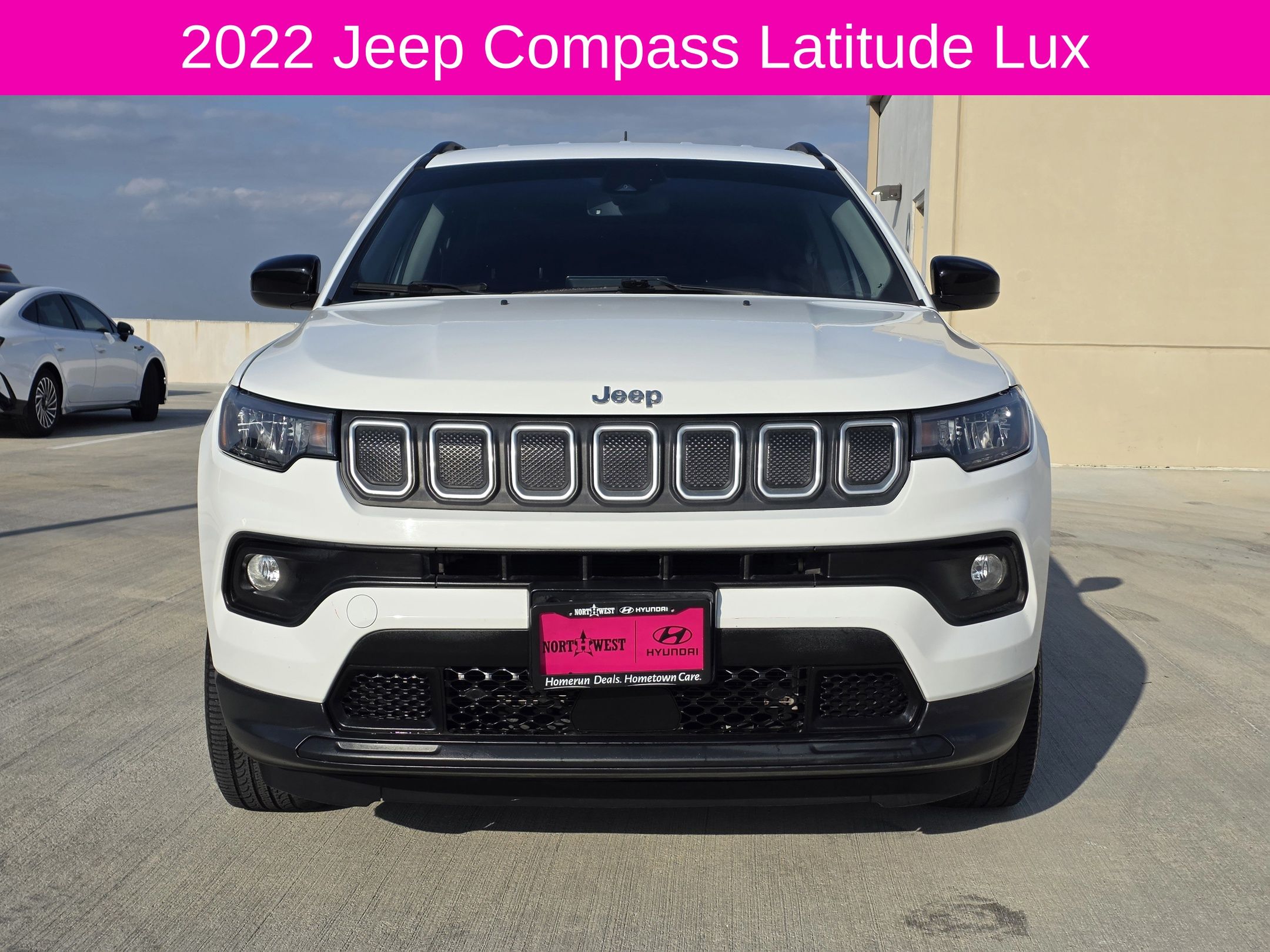 2022 Jeep Compass Latitude Lux White at Wharton Ford