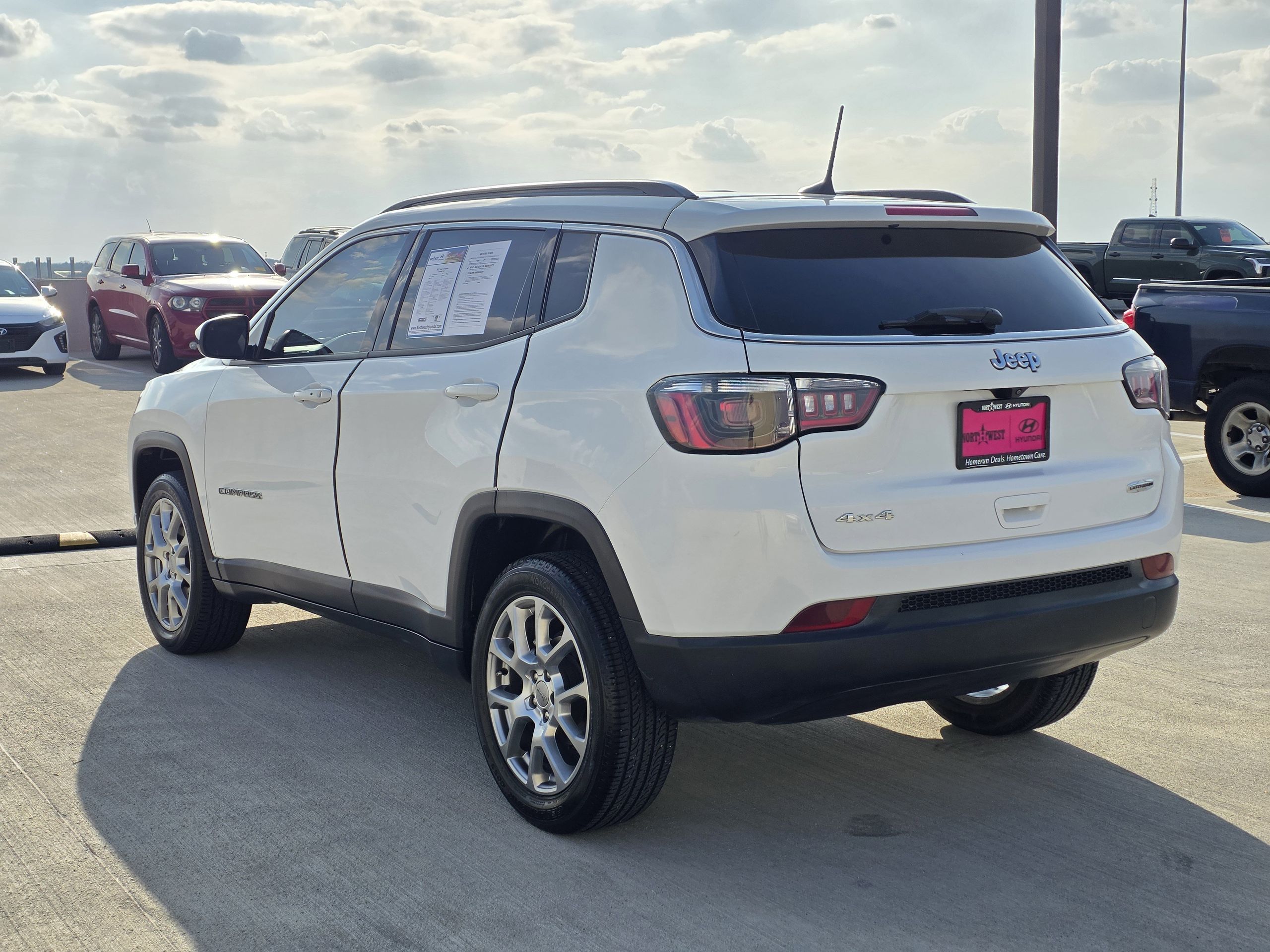 2022 Jeep Compass Latitude Lux White at Wharton Ford