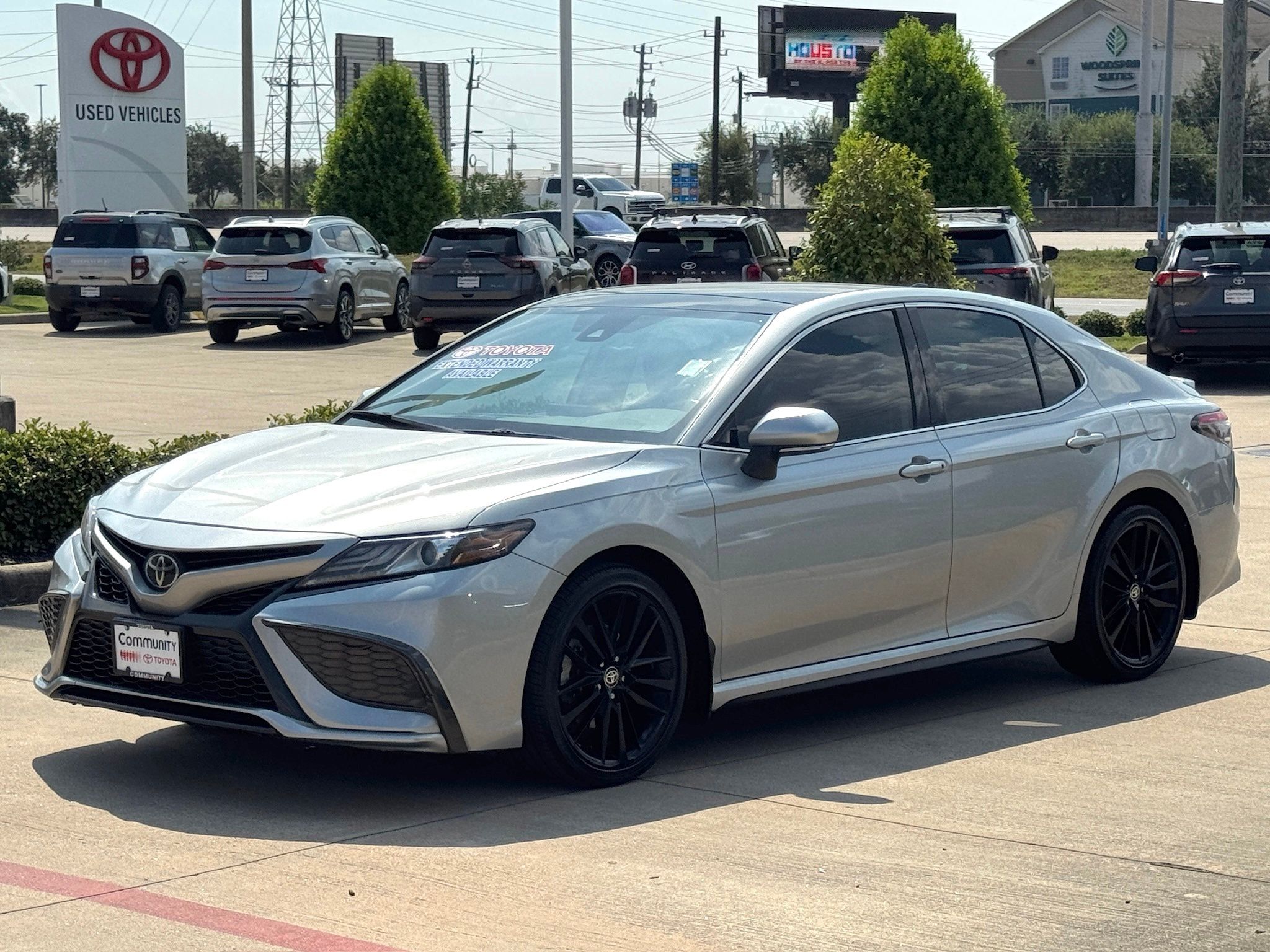 2021 Toyota Camry XSE Silver at Monument Chevrolet