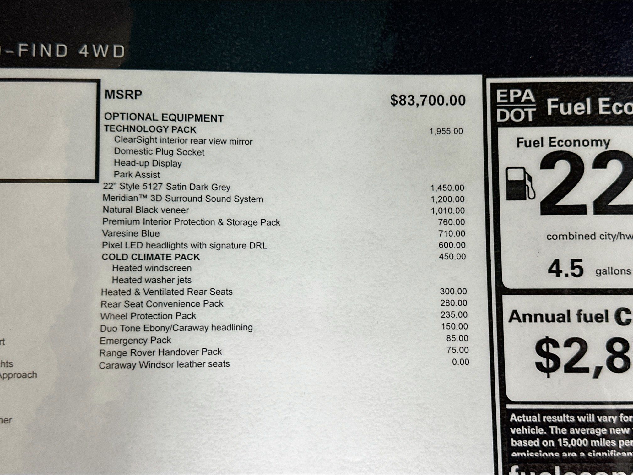 used 2026 Land Rover Range Rover Sport car, priced at $94,810