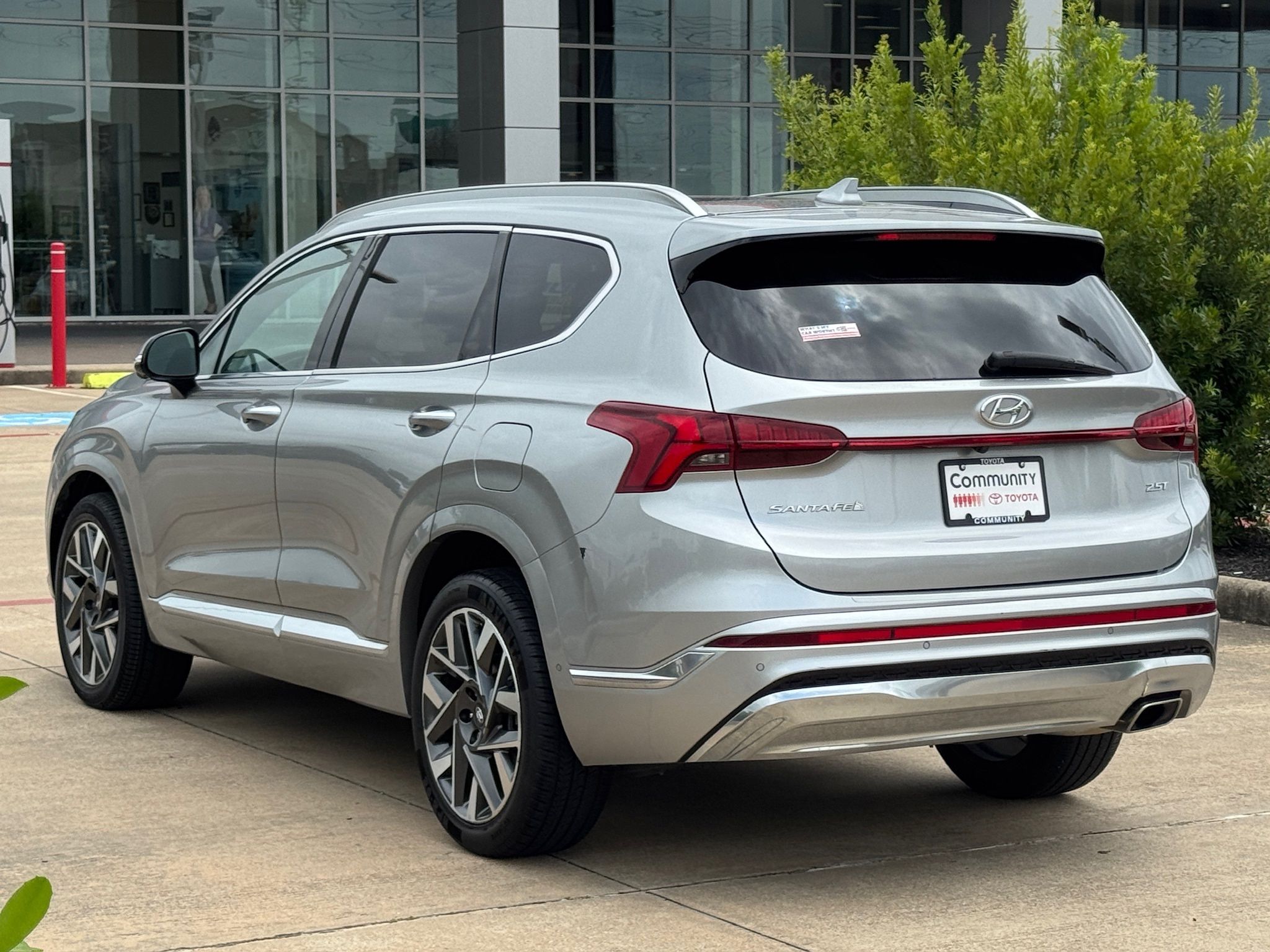 2022 Hyundai Santa Fe Calligraphy Silver at DeMontrond Mazda