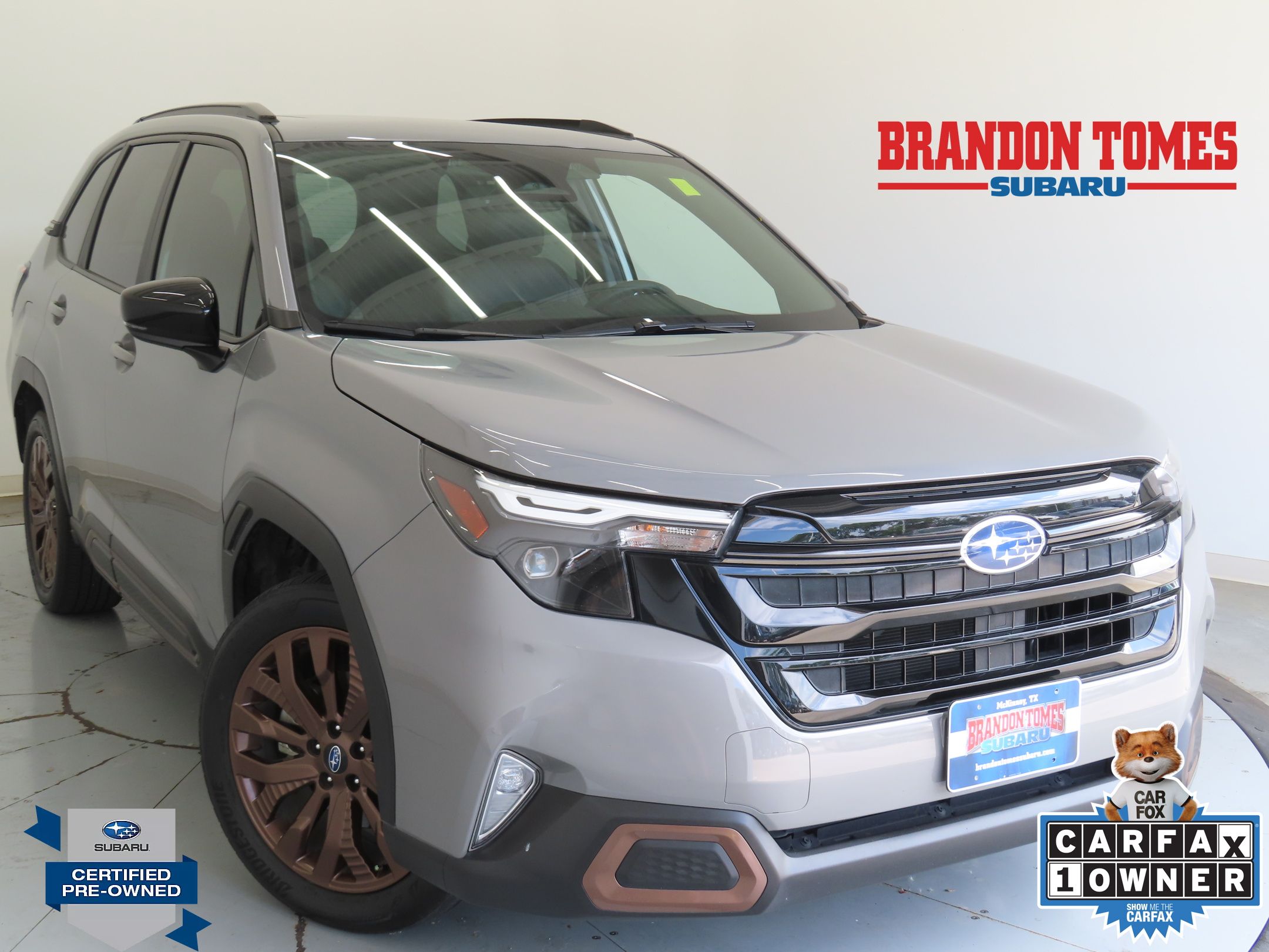 River Rock Pearl 2025 Subaru Forester SUV / Crossover All-Wheel Drive Continuously Variable Transmission
