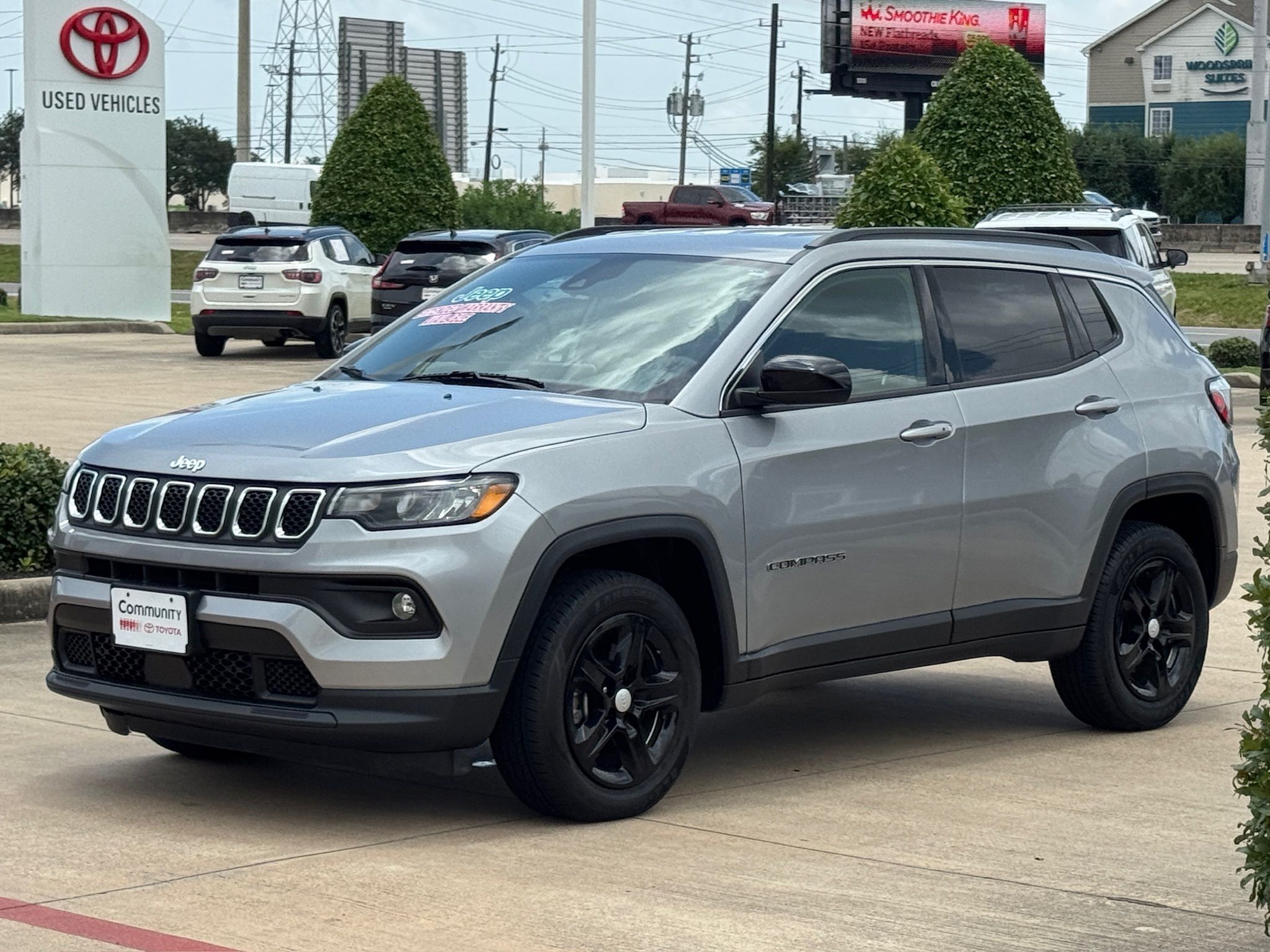 2024 Jeep Compass Latitude Silver at Big Star Chrysler Jeep Dodge Ram 