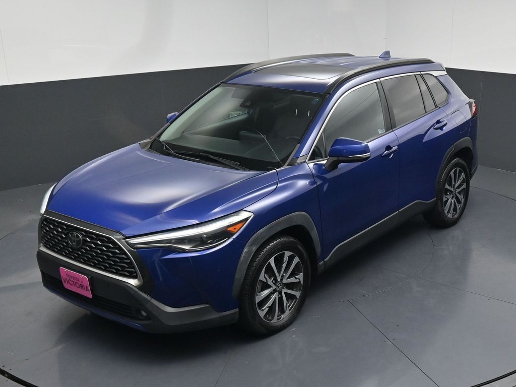 2022 Toyota Corolla Cross XLE Blue at Big Star Chrysler Jeep Dodge Ram 