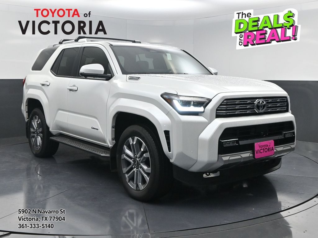 2025 Toyota 4Runner i-FORCE MAX Hybrid Limited White at Gullo Toyota