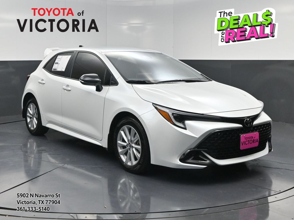 2026 Toyota Corolla Hatchback SE White at Toyota of Victoria