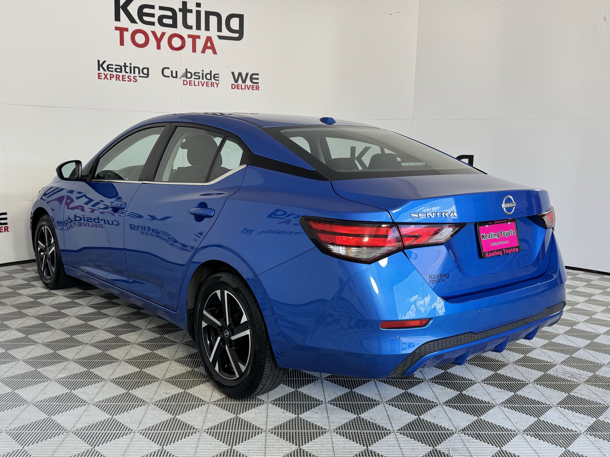 2025 Nissan Sentra SV Blue at Central Houston Nissan